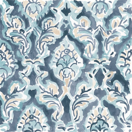 Picture of BLUE AND KHAKI MOTIF I
