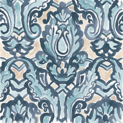 Picture of BLUE AND KHAKI MOTIF III