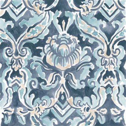 Picture of BLUE AND KHAKI MOTIF IV