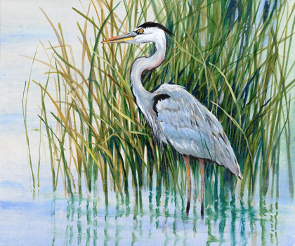 Picture of HERON IN THE MARSH II