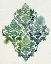 Picture of ALGAE AND AZULE MOTIF II