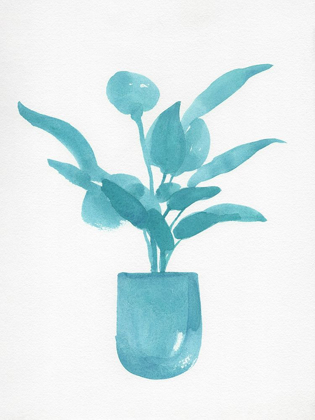 Picture of WATERCOLOR HOUSE PLANT VI