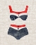 Picture of VINTAGE SWIMMING I