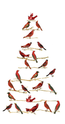 Picture of RED BIRD CHRISTMAS COLLECTION B