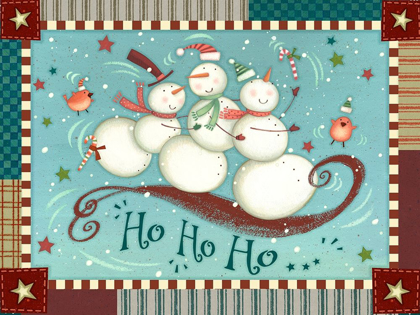 Picture of SLEDDING SNOWMEN COLLECTION A