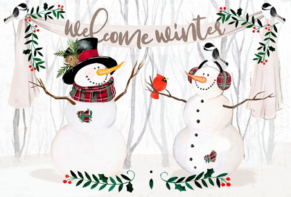Picture of FOLK SNOWMAN FOREST COLLECTION A