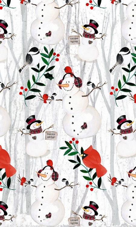 Picture of FOLK SNOWMAN FOREST COLLECTION E