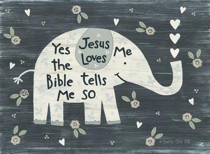 Picture of JESUS LOVES ME ELEPHANT     