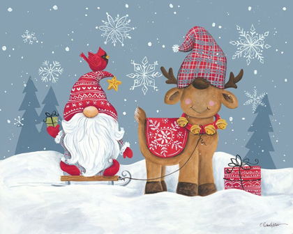 Picture of SNOWY GNOME WITH REINDEER