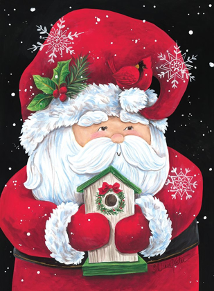 Picture of SANTA WITH BIRDHOUSE
