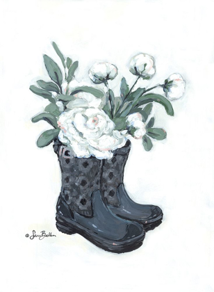 Picture of RAIN BOOT PEONIES