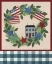 Picture of PATRIOTIC SALTBOX HOUSE WREATH