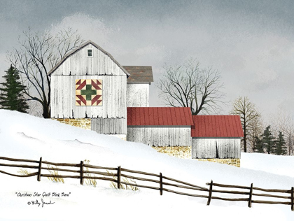 Picture of CHRISTMAS STAR QUILT BLOCK BARN
