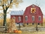 Picture of AUTUMN LEAF QUILT BLOCK BARN    