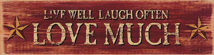 Picture of LIVE WELL LAUGH OFTEN