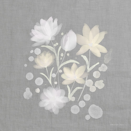 Picture of FLOWER BUNCH ON LINEN II    