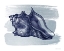 Picture of BRUSHED MIDNIGHT BLUE SEASHELL    