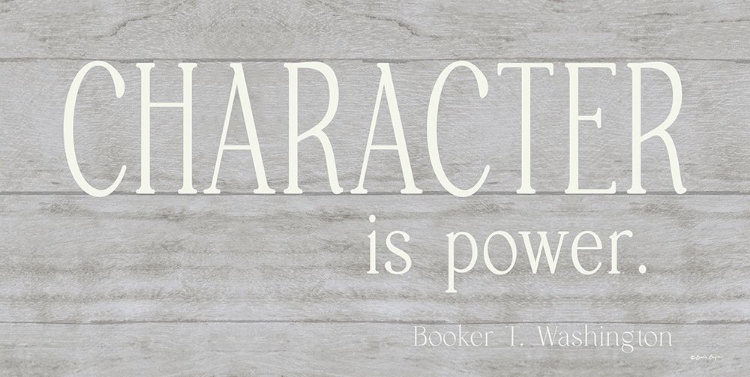 Picture of CHARACTER IS POWER