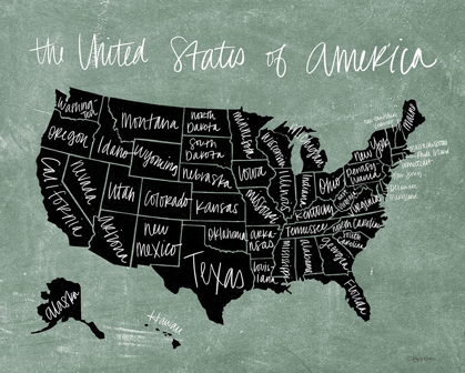 Picture of CHALK USA MAP