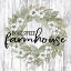 Picture of HOME SWEET FARMHOUSE WREATH