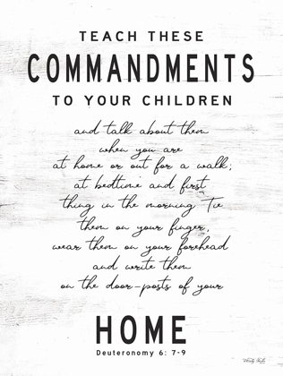 Picture of TEACH THESE COMMANDMENTS