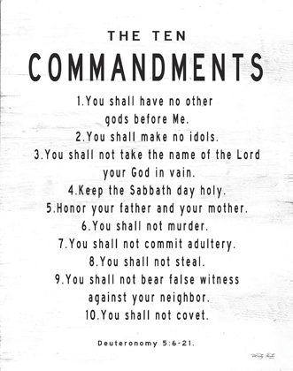 Picture of THE TEN COMMANDMENTS