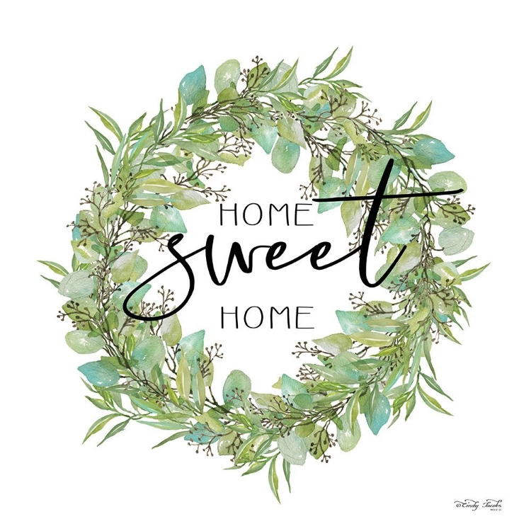 Picture of HOME SWEET HOME WREATH I   