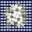 Picture of NAVY FLORAL I    