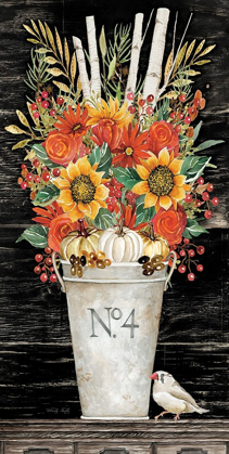 Picture of NO. 4 FALL FLOWERS AND BIRCH 2