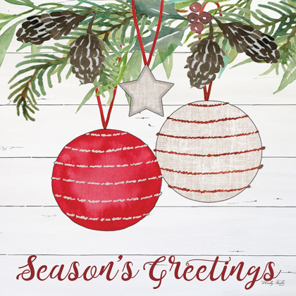 Picture of SEASONS GREETINGS ORNAMENTS
