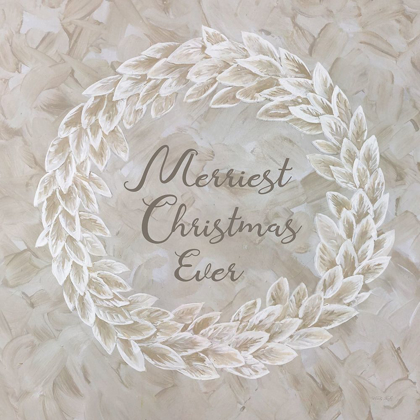 Picture of WHITE WHISPER CHRISTMAS WREATH I