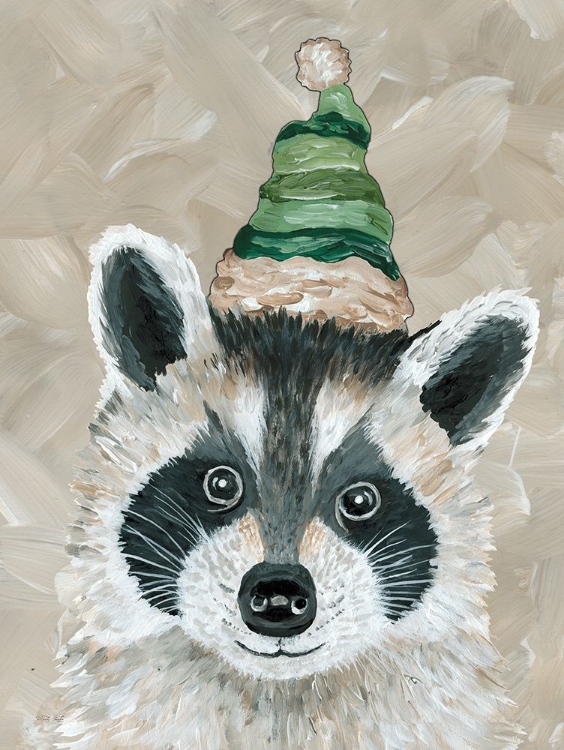 Picture of CHRISTMAS RACCOON