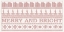 Picture of MERRY AND BRIGHT STITCHERY  
