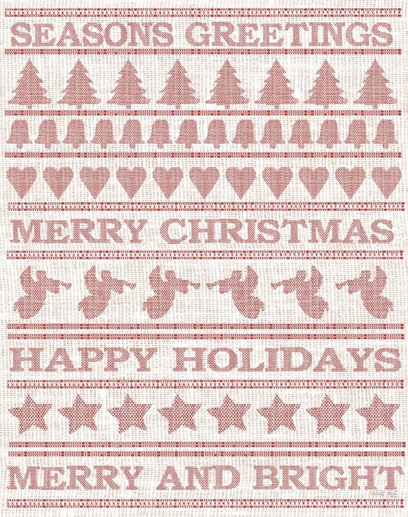 Picture of HOLIDAY SENTIMENTS STITCHERY I 