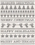 Picture of HOLIDAY SENTIMENTS STITCHERY II 