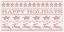 Picture of HAPPY HOLIDAYS STITCHERY