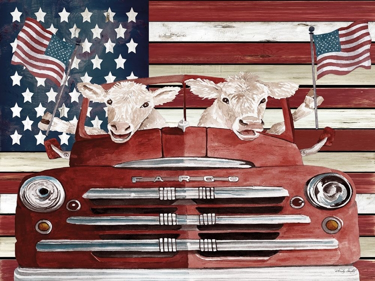 Picture of PATRIOTIC COWS