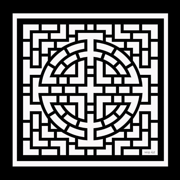 Picture of BLACK AND WHITE GEO I