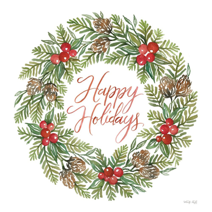 Picture of HAPPY HOLIDAYS WREATH     