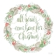 Picture of COME HOME FOR CHRISTMAS WREATH
