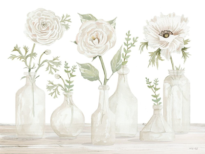 Picture of BOTTLES AND FLOWERS II
