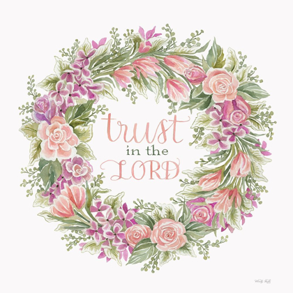 Picture of TRUST IN THE LORD FLORAL WREATH