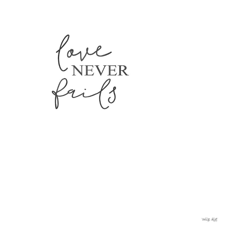 Picture of LOVE NEVER FAILS