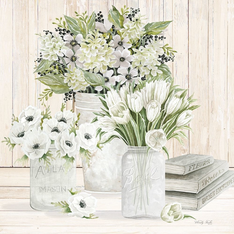 Picture of COLLECTION OF WHITE FLOWERS