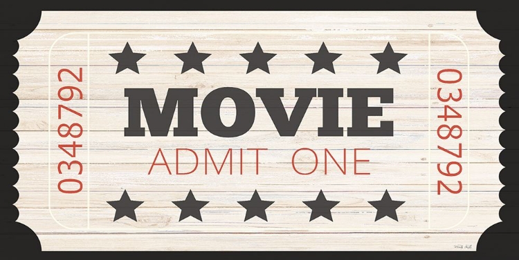 Picture of ADMIT ONE MOVIE TICKET