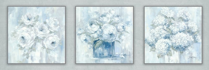 Picture of TRIO OF WHITE FLORALS