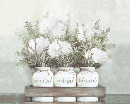 Picture of WHITE FLOWER JARS