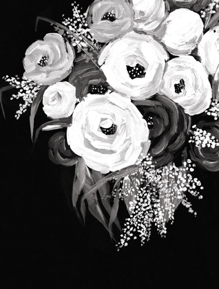 Picture of BLACK AND WHITE FLORAL