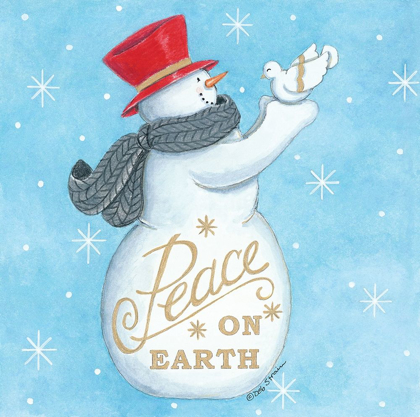 Picture of PEACE ON EARTH SNOWMAN