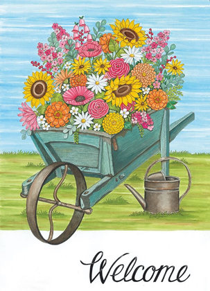 Picture of WELCOME WHEELBARROW